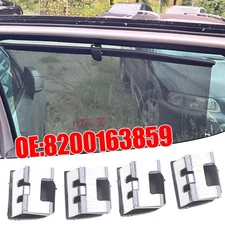 4Pcs Car Curtain Clip Door Side For Renault Megane 2 3  Fluence Laguna  2 Scenic