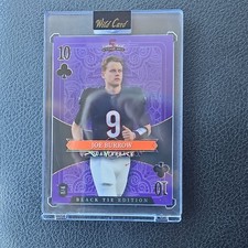 Wild Card 5 Card Draw Stacked Deck Black Tie Joe Burrow #SDPC-JBN 1/4 2026