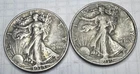 1938 P, & 1939 P * 2 SILVER LIBERTY WALKING HALF DOLLARS * As Seen *USA $5. SHIP