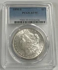 1890-S Morgan Silver Dollar PCGS AU55