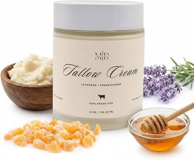 M.D. Blend Tallow Cream Moisturizer With Lavender & Frankincense Manuka Honey