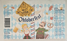 UNUSED Craft Beer Label MOLDOVA rare LITRA Brand, Microbrewery, Excellent, #021