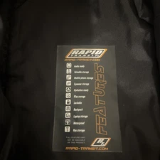 Rapid Transit  Motorcycle Teardrop MAGNETIC Flap TANK BAG Wind Water Resist