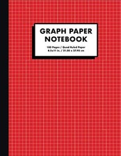 Graph Paper Notebook: 100 Sheets of Quad Ruled Paper  Composition Notebook For