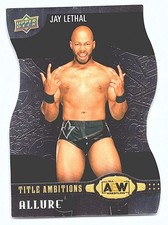 2022 Upper Deck Allure AEW #TA-33 Jay Lethal Title Ambitions