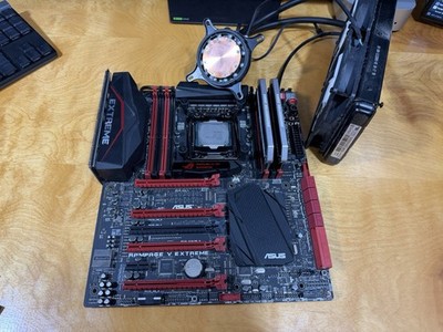 ASUS RAMPAGE V EXTREME Core i7-5820K, 4GB DDR4 RAM, IO Shield, Thermaltake AIO