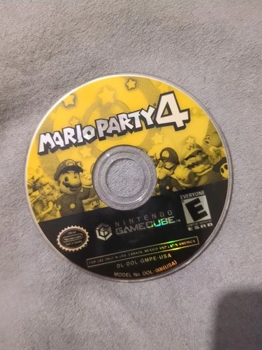 Mario Party 4 Nintendo GameCube 2002 Disc Only Wii Compatible E Everyone Good