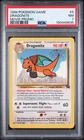1999 POKEMON GAME MOVIE MOVIE PROMO #5 DRAGONITE PSA 7