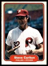 Steve Carlton 1982 Fleer #243 Phillies MLB READ FREE SHIPPING AutographDen