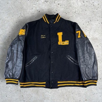 Vintage 70s High School Letterman Jacket Men's 3XL/4XL (Sz 58) USA