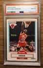 1990 Fleer - MICHAEL JORDAN - Card #26 - CHICAGO BULLS PSA 8