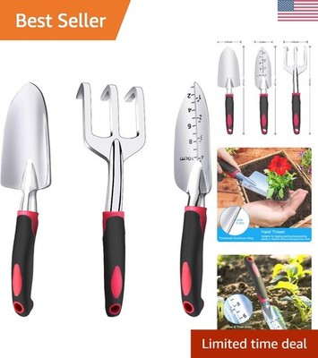 Comfortable & Versatile 3-Piece Garden Tool Set for All Your Gardening Needs