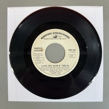 Vtg Harpers Bizarre - I Love You, Alice B. Toklas! 7" Promo 45 rpm Vinyl 1968