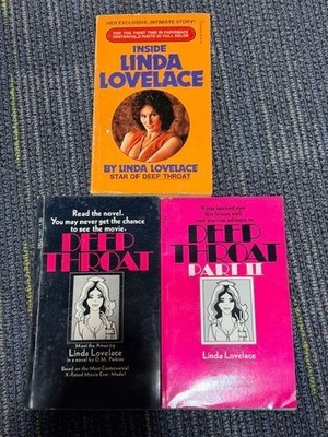 3  Linda Lovelace - Lot of 3 1973 paperbacks
