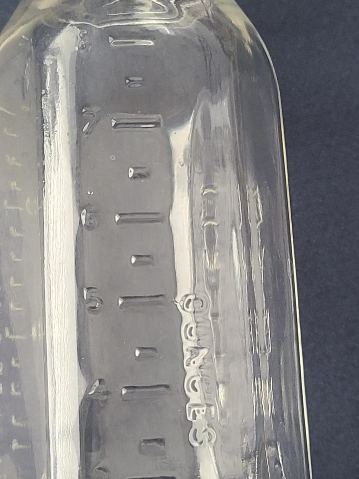 Evenflo Vintage Glass Baby Bottle 8 Ounces 8 oz Clear Glass VNTG Baby Nursery - Image 3 of 4