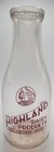 Highland Dairy Products Scotch Lassie Quart Milk Bottle - Hillsboro OH Ohio TRPQ — photo 1