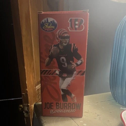 Joe Burrow Bobblehead Cincinnati Bengals Skyline Chili Exclusive NFL Football