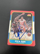 Nets Otis Birdsong signed 1986-87 Fleer Card