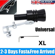 XL Aluminum Car Turbo Sound Simulator Whistle Roar Loud Exhaust Pipe Booster NEW