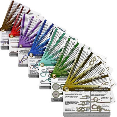 Complete Knot Card Bundle - 7 Pocket Guides Show How to Tie 76 Knots | Includ...