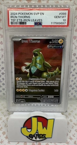 2024 Pokemon SV Black Star Promo Temporal Forces Iron Thorns #98 PSA 10 GEM MINT