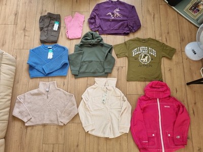 Mädchen Bekleidung Set Paket Alter 6-8 Matalan M&S Next Hoodie Hose T-Shirt Mantel