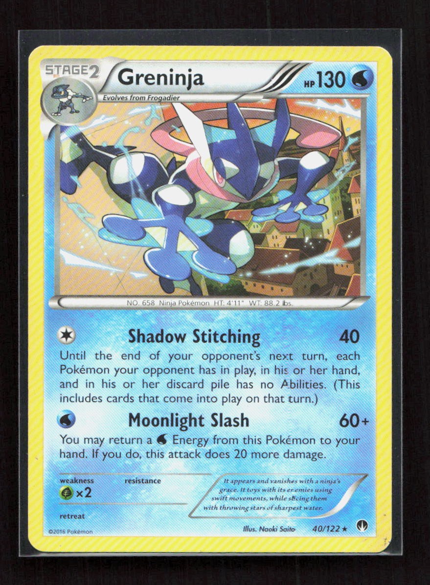 Greninja 40/122 XY - BREAKpoint Rare MP