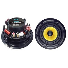 Pyle Outdoor/Surround Convenient Home Speaker Set of 2 White PDIC68FG 