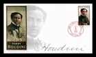 Dr Jim Stamps Harry Houdini 2002 First Day Issue Cachet Cover