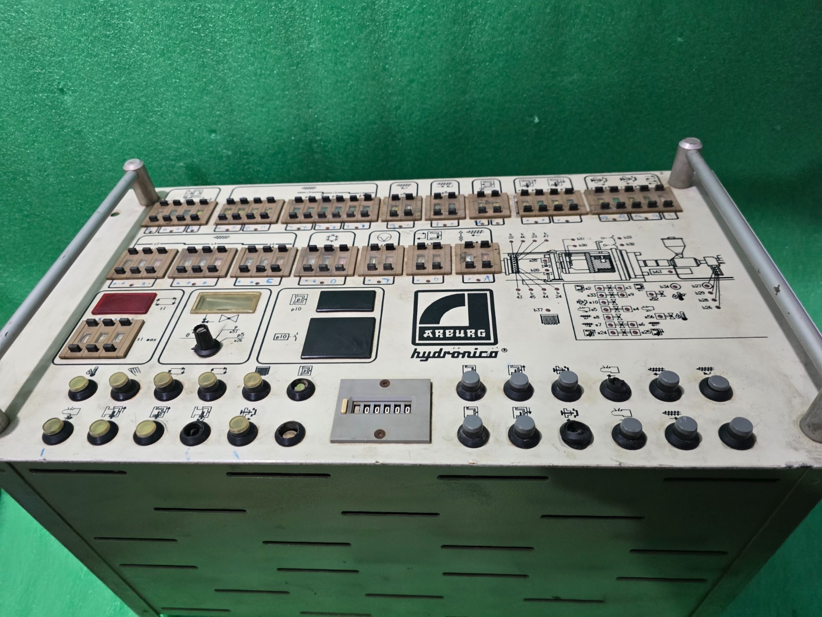Hydronica control, SN. 64.650, white, for Bosch valves, Arburg used spare parts