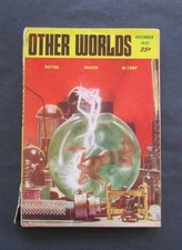 OTHER WORLDS MAGAZINE 1952/12 PATTON SHAVER DE CAMP NOURSE BAILEY WEBB GOOD