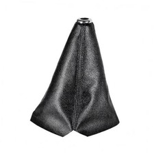 Automotive Shift Knob Dust Cover, Leather Construction, Shifter Boot Black