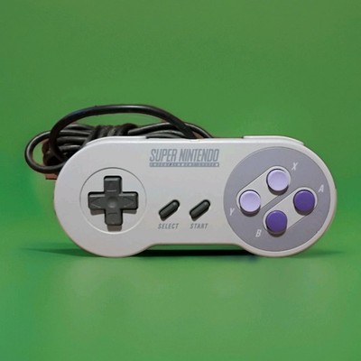 Super Nintendo SNES OEM Genuine Controller Opened, Cleaned And Tested 