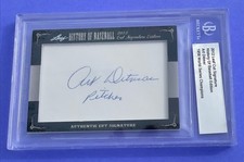 2012 Leaf History of Baseball Cut Signature Edition Art Ditmar Auto Yankees