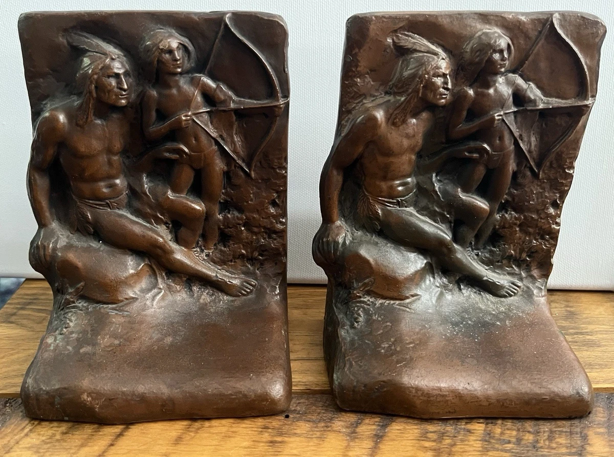 Antique Indian Bookends In Collectible Book Ends for sale | eBay