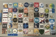 🔥60 Beer Bar Coasters Pint Glass mat coaster Craft Domestic Import Lot A Unique