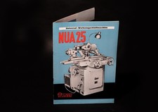 DDR Produktkatalog Beschreibung NUA25 Drehbank VEB ca. 1960 MEX Selten