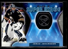 2020-21 Upper Deck Trilogy Rookie Super Stage Jonas Johansson Buffalo Sabres