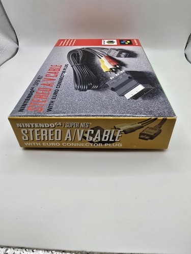 Boxed Official SNES A/V Cable for Super Nintendo. Compatible with N64 & GameCube - Picture 5 of 9