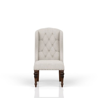 Upholstered Wing Host Chair