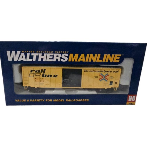 Walthers HO 50' ACF Exterior Post Boxcar Santa FE (Ex-Railbox) #51275 - 910-2182 | Condition: New