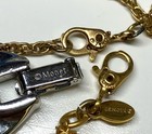 Vintage 3 Monet Gold Silver Chain Aurora Borealis Dangle Beads Pendant Necklace — photo 6