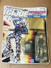 1989 Vintage GI Joe 3.75 ARAH SKY PATROL AIRBORNE PARACHUTE Figure Complete MOC