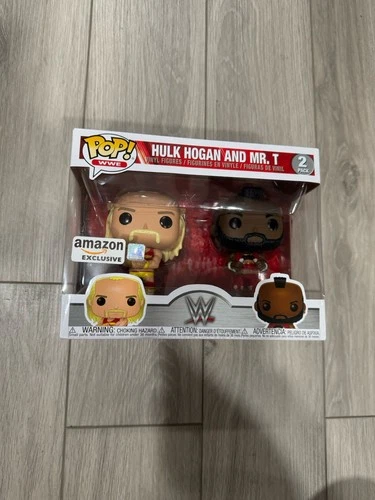 Funko Pop WWE Hulk Hogan And Mr. T Amazon 2-Pack Amazon Exclusive WrestleMania 2