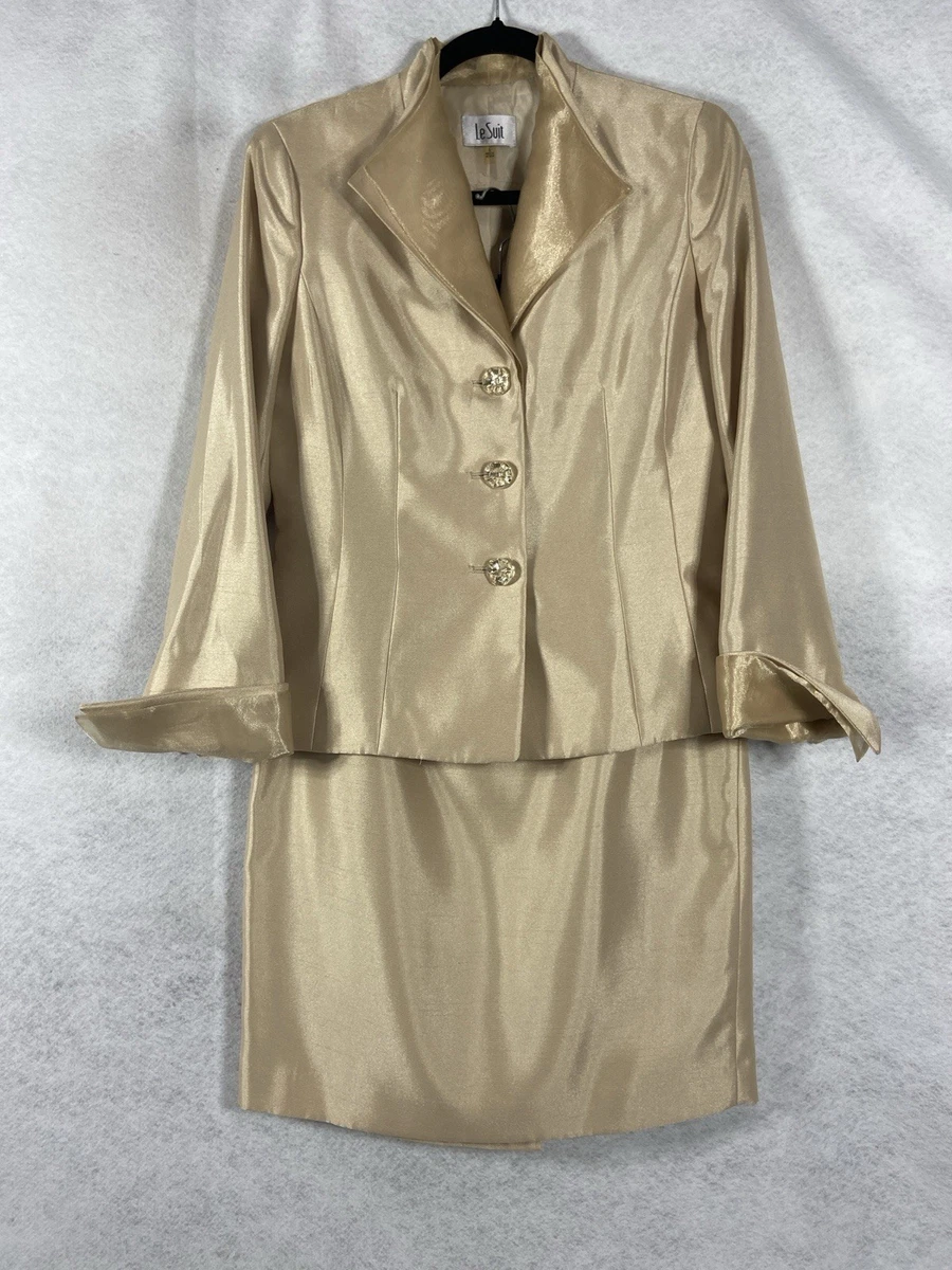 Satin Gold Suits & Suit Separates for Women | eBay