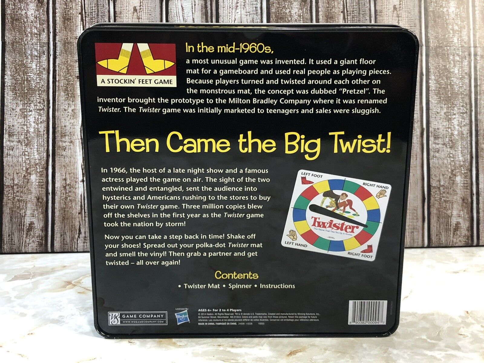 Twister Game in Tin Box – House of Cardoon