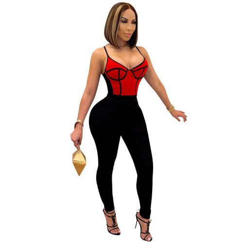 Women's Fashion Sexy Suspender Tight Women's Jumpsuit - Picture 25 of 35