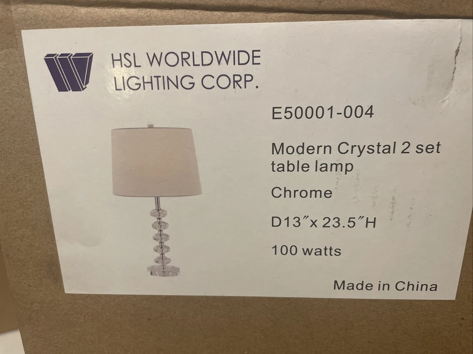 SAFAVIEH Nola 堆叠水晶球灯(2 件套)| 透明/白色 — 第 2/4 张图片