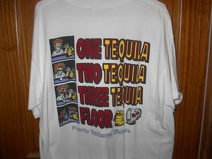 one tequila two tequila three tequila floor shirt