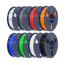 SUNLU 250g PLA Filament 1.75mm Bundle,3D Printer Filament Bundle Multicolor, ...